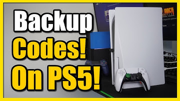 How to View your Backup Codes on PS5 Console to Reset Password (Quick Method)