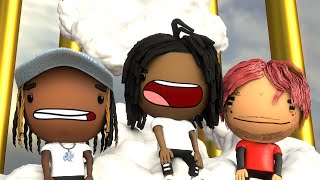 When Lil Loaded, King Von And Lil Peep Have A Freestyle Cypher In Heaven (Animated Skit)