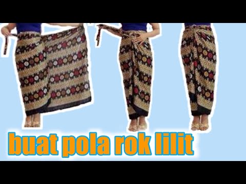 Cara Buat Pola Rok Lilit Youtube