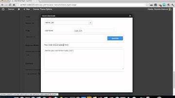 Code125 Themes - Layout Builder - Shortcode Generator