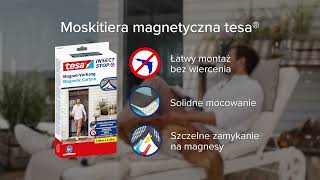 Moskitiera magnetyczna tesa® Insect Stop do drzwi. Do samodzielnego montażu. 1, 2, 3 i bez bzzzzz!