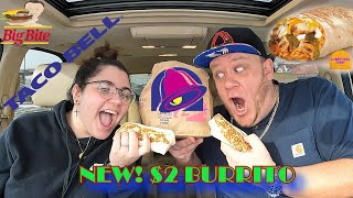 Taco Bell ⭐Salsa Verde Chicken Burrito⭐ Food Review!!!