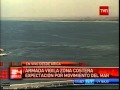 2011 Japan tsunami: Whirlpool seen on Chilean coast / Remolino en Arica, Chile