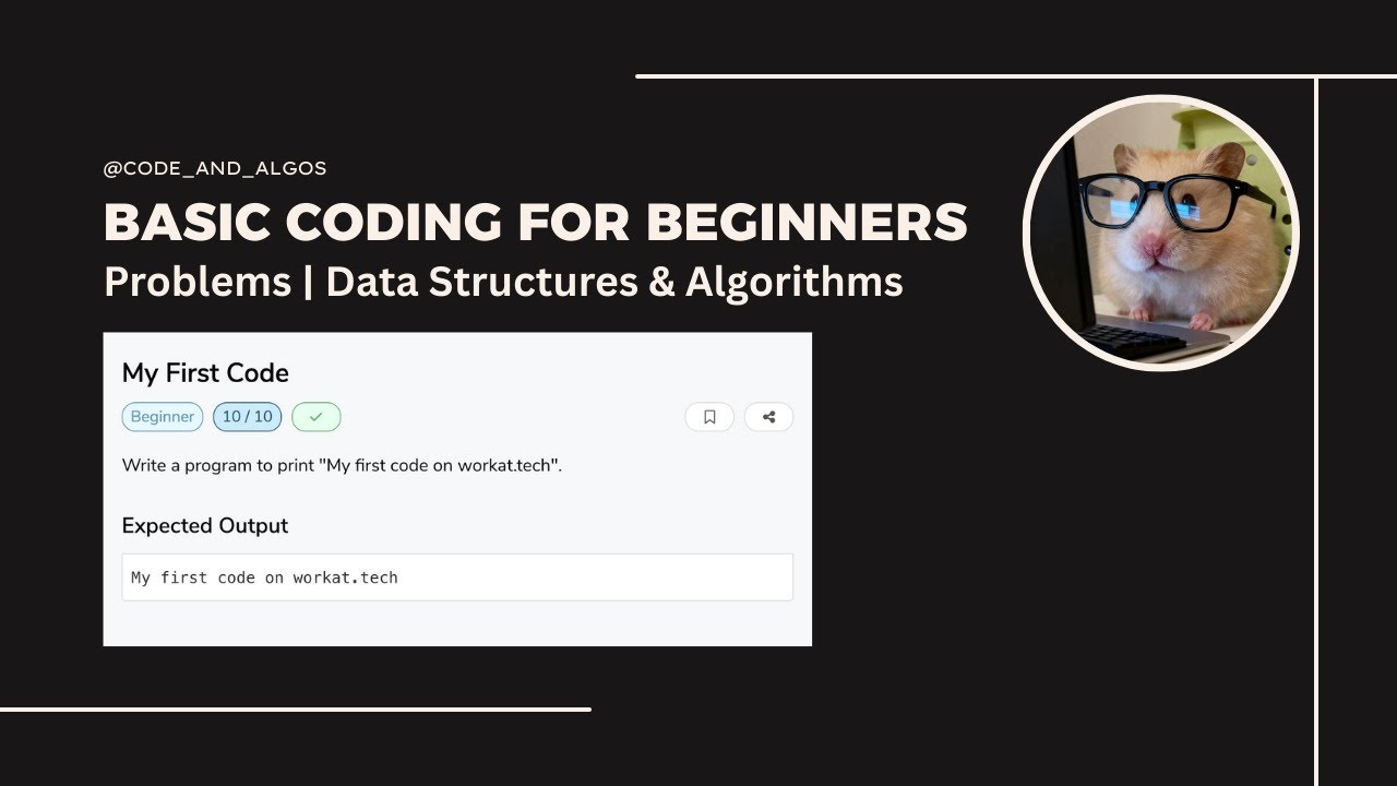 My First Code | Basic Coding For Beginners - YouTube