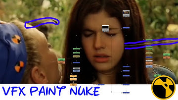 Nuke tutorials || vfx paint  in Nuke and photoshop || how to remove wire  (vfx Paint)  HINDI