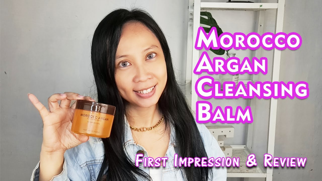 Morocco Argan Cleansing Balm First Impression & Review YouTube