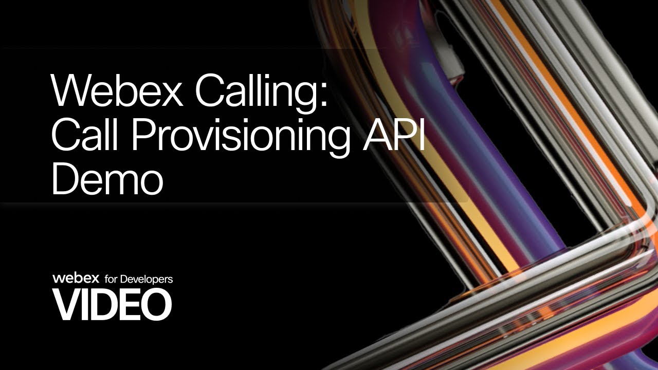 Call Provisioning API Demo - YouTube