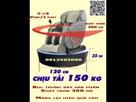 Bán ⇔  Cho Thuê ☀ bục xoay tròn trưng bày sản phẩm  ☀  loại lớn 120 cm  ☀  đặt sản phẩm nặng 150kg