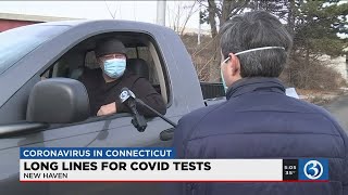 Video: New Haven handing out COVID-19 tests at two spots today