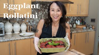 Eggplant Rollatini |  VEGAN Meaty Lentil, Mushroom & Walnut Filling