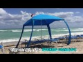 Testing New Beach Umbrella On A Windy Day.