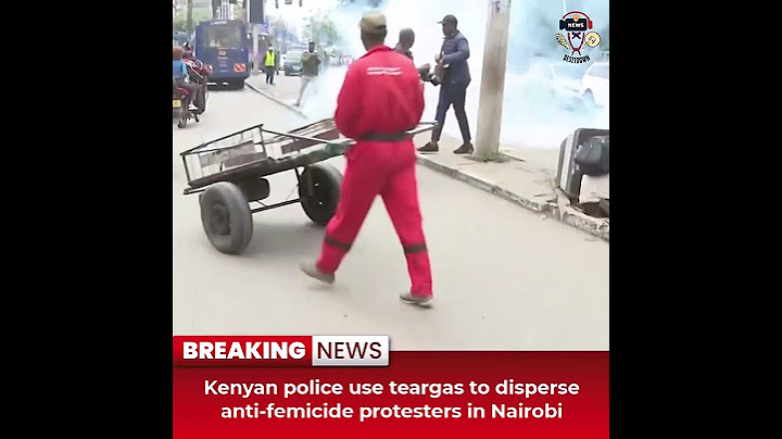 Desitdown News (Kenyan police use teargas to disperse anti femicide protesters) #desitdown #news