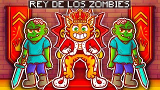 ¡ME CONVIERTO EN EL REY DE LOS ZOMBIES! 🧟‍♂️ 👑 😼 | SRGATO SE TRANSFORMA EN REY EN MINECRAFT GRACIOSO