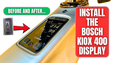 How to Install the Bosch Kiox 400c - Make your Bosch ebike shine with this best-in-class display.
