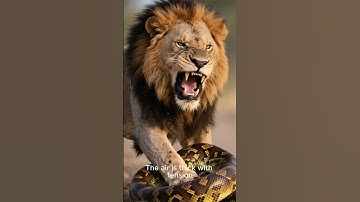 Trapped in the Coils: Can the Lion Escape the Giant Python?