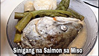 Salmon head in tamarind with miso paste ...