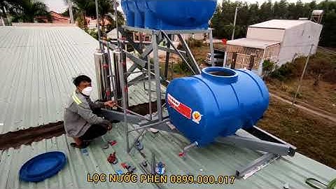 Hệ thống lọc nước giếng khoan gia đình đơn giản, hiệu quả, chi phí thấp