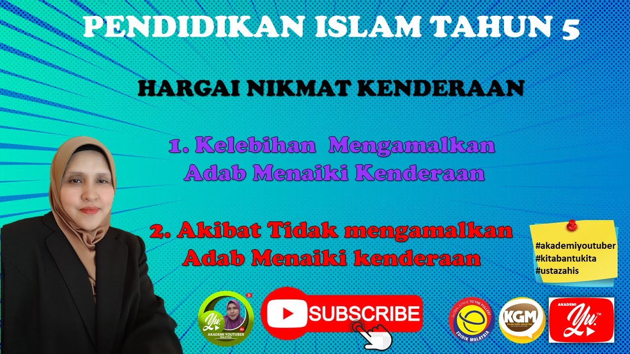 Menaiki kenderaan adab ADAB MENAIKI