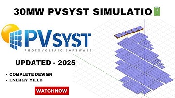 Netgekoppeld zonne-PV-ontwerp in PVsyst | Stapsgewijze simulatie, complete tutorial | 2025