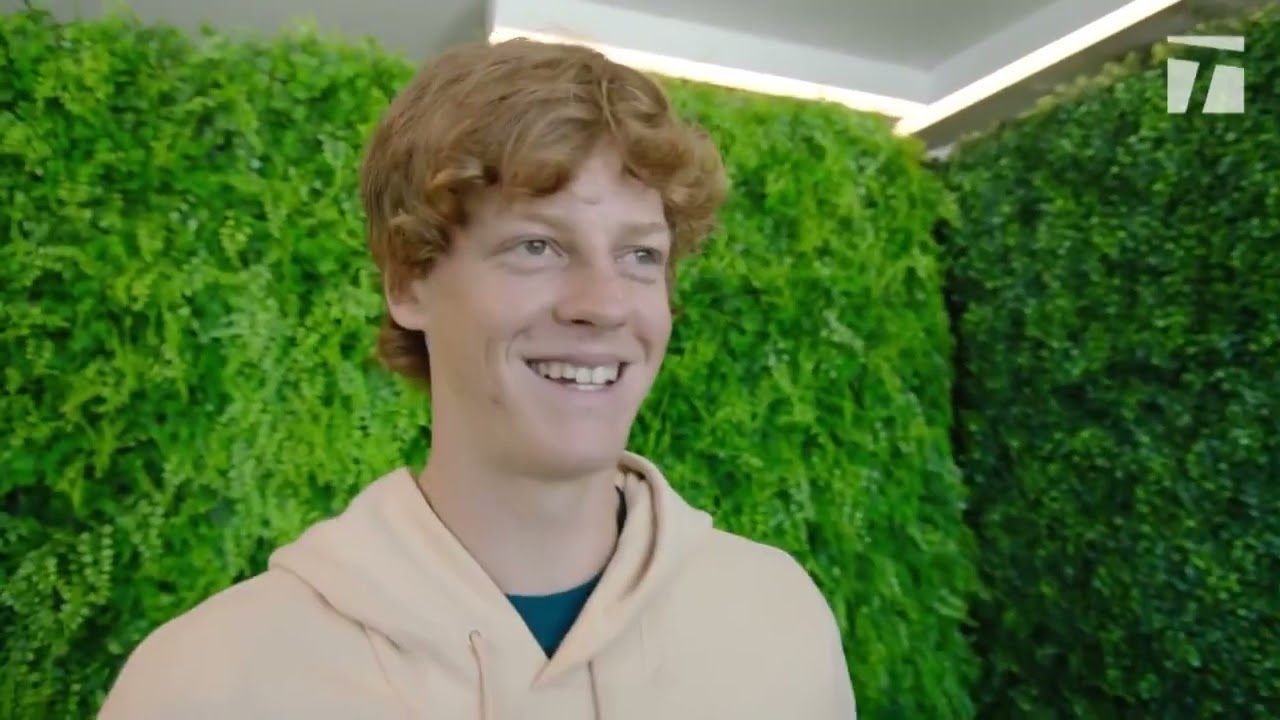 Янник Синнер — интервью после первой в истории победы на турнире Большого шлема, Открытом чемпион...