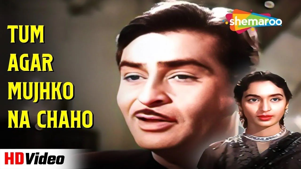 Tum Agar Mujhko Na Chaho To Koi Baat Nahi Full Video  Mukesh  Raj Kapoor Nutan Pran Hits Songs