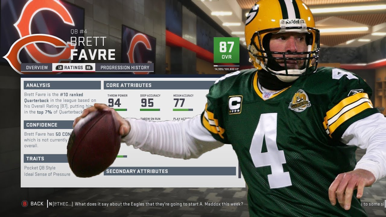 brett favre madden 23