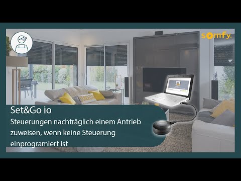 Set&Go io-Steuerungen nachträglich einem Antrieb zuweisen, wenn keine Steuerung einprogrammiert ist