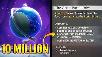 Dauntless Saving Ramsgate Community Event | Great Portal Drive (10 MILLION Corrupted Archonite)!