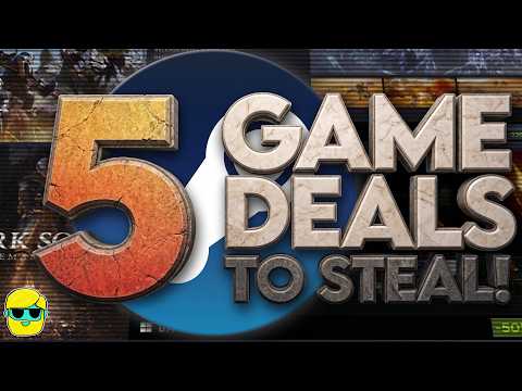 Thumbnail for 5 Steam Weekly Deals to Steal! | Sept 8