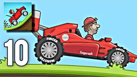 Hill Climb Racing - Gameplay walkthrough part 10 - Race Car (iOS, Android)