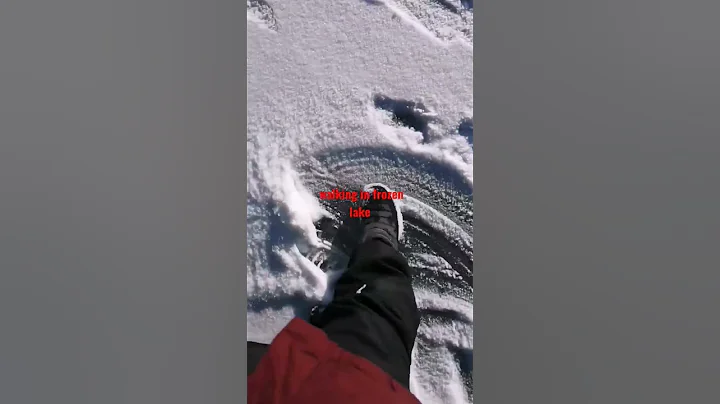 HOW HARD AND DURABLE A FROZEN LAKE IS? |ASMR😱🥶#shorts#viral#asmr#how
