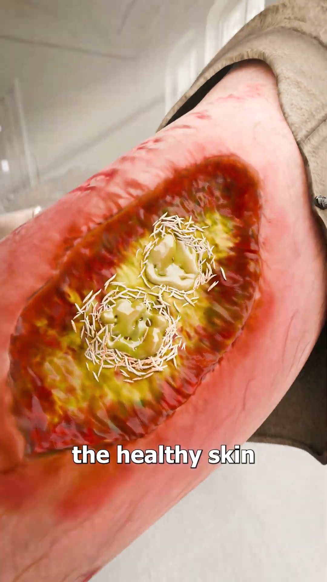 Why Soldiers Used Maggots For Wounds ?