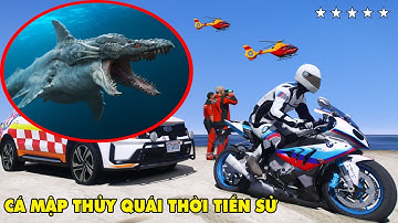 GTA 5 Cá Mập Thủy Quái Khổng Lồ Tấn Công Đội Cứu Hộ Y Tế Đang Làm Nhiệm Vụ Cứu Người Ở Bờ Biển Đen