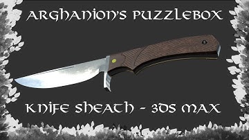 Hunting Knife Sheath || 3ds Max Tutorial || Open Subdiv || Workflow