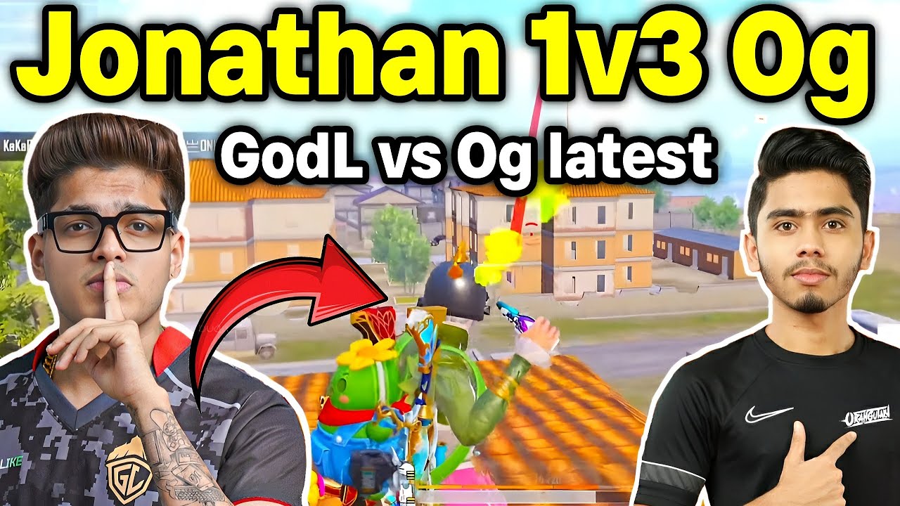 Jonathan 1v3 Orangutan 🔥 Godlike vs Og latest fight in end zone 😲 - YouTube