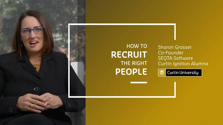 Recruiting the right people | Sharon Grosser