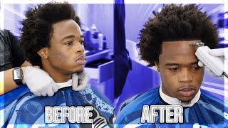 CRISPY LINE UP ON MY 4C HAIR | First Haircut After Lockdown!!! | King Infinity