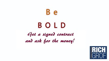 Get a Signed Contract - Rich Grof Sales Coaching for Small Business