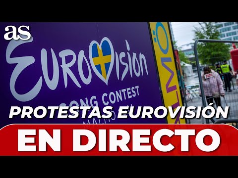 EN DIRECTO EUROVISIÓN PROTESTAS PROPALESTINAS CONTRA EL FESTIVAL e ISRAEL