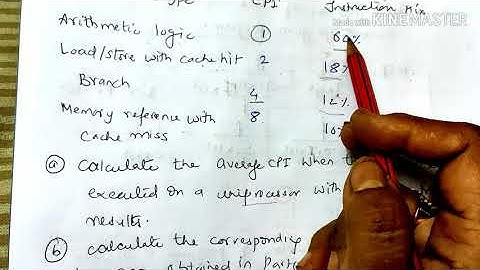Numericals on system attributes to performance-Advance Computer Architecture