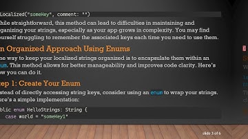 Efficiently Handle Localized Strings in Swift with Enums and Structs