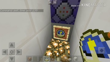 How to make a time travel machine in manicraft with  command block