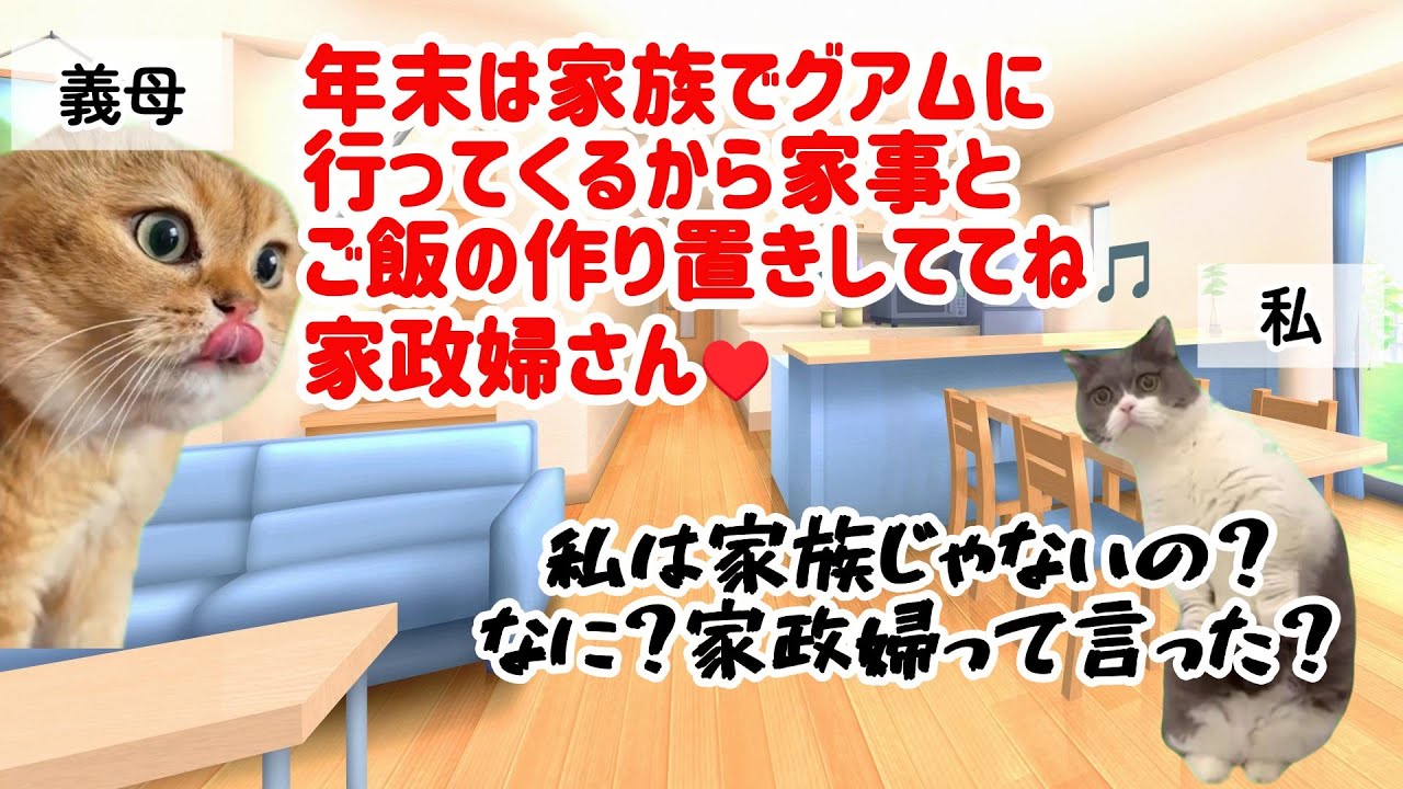 【スカッと猫ミーム】義実家に置き去り…でもまさかの逆転劇！ #猫マニ #猫ミーム