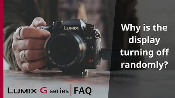 Why is the display turning off randomly on my LUMIX G Series camera?