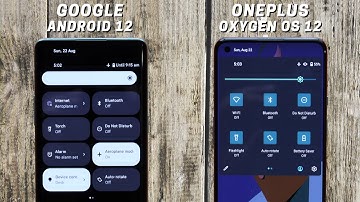 OXYGEN OS 12 Developer Preview 1 vs Google Stock Android 12 Beta 4!