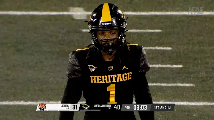 HIGHLIGHTS: 4-star Miami signee Malachi Toney leads No. 23 American Heritage to 40-31 win over Jones