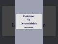 Cetirizine Vs Levocetirizine #shadowphaacist #cetirizine #levocetirizine #sideeffects