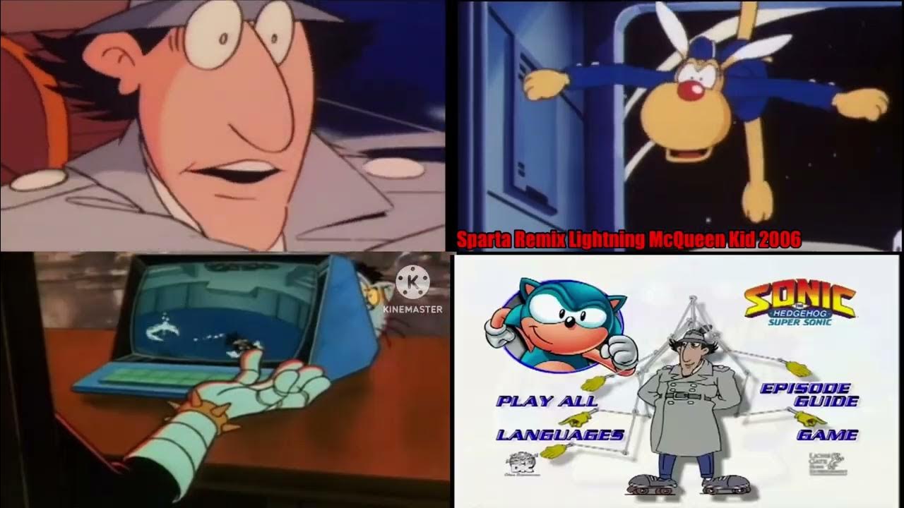 Inspector Gadget - Sparta Remix Quadparison - YouTube
