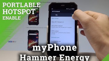 How to Enable Portable Hotspot in myPhone Hammer Energy - Wi-Fi Share |HardReset.Info