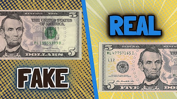 How to Spot a FAKE $5 Bill